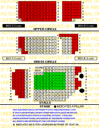 Fortune Theatre Value Seating Plan