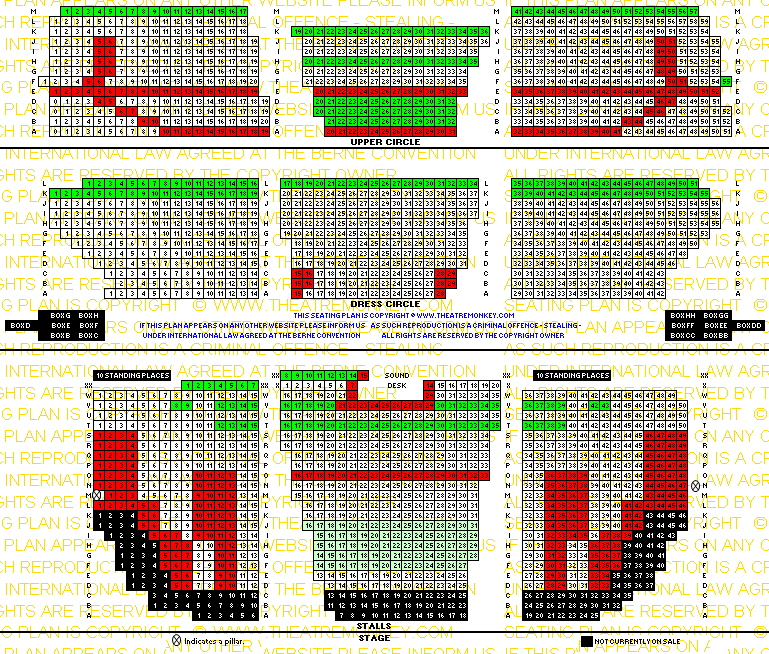 London Palladium value seating plan