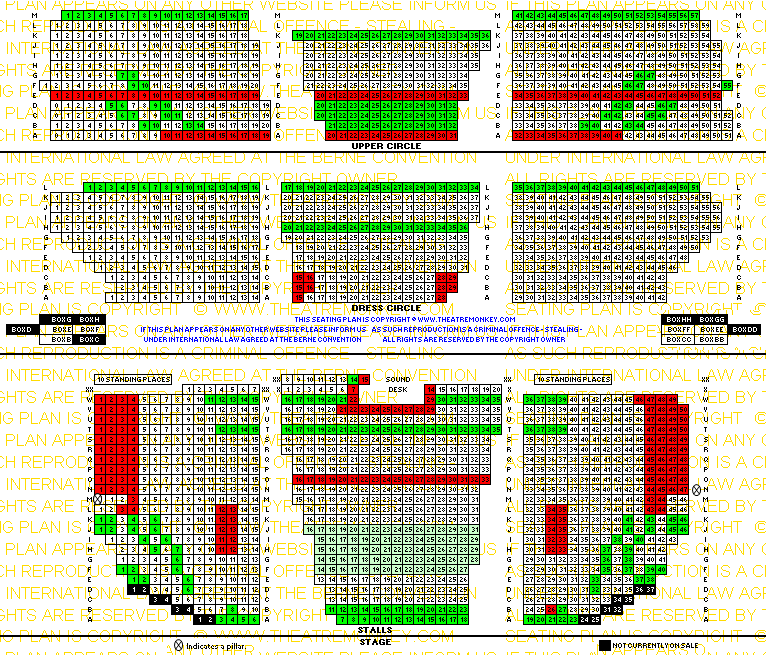 London Palladium value seating plan